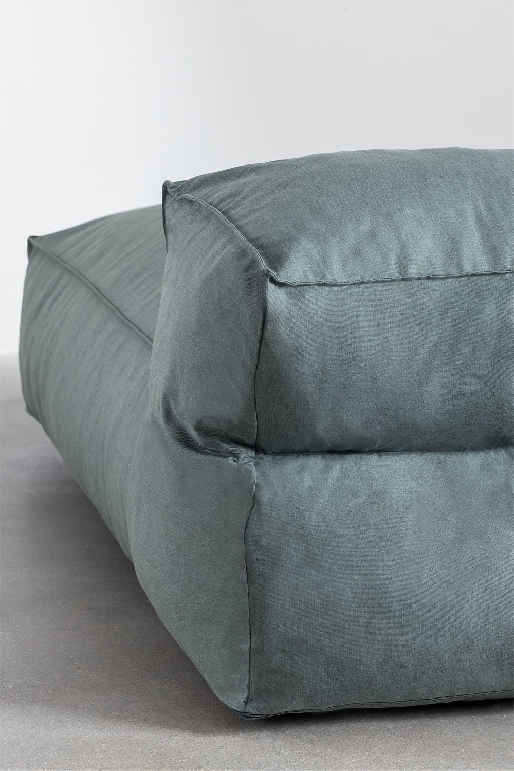 Divano chaise longue componibile in 4 pezzi e pouf Dojans, immagine della galleria 2