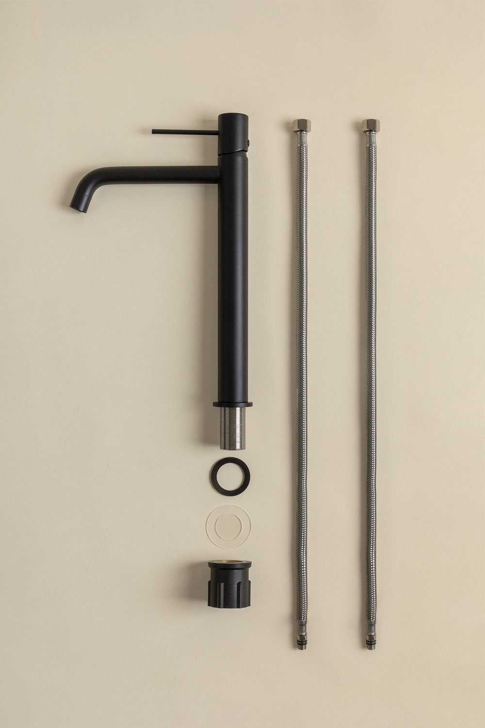 Set rubinetto lavabo e valvola di scarico in ottone Click-Clack Orveta, immagine della galleria 7