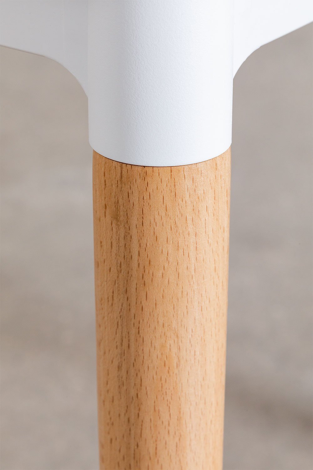 Set di 4 sedie da pranzo in legno di faggio e polipropilene Royal, immagine della galleria 7