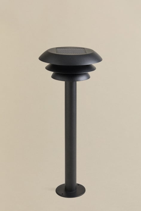 Lampeggiante LED solare da esterno Lirano in acciaio inox