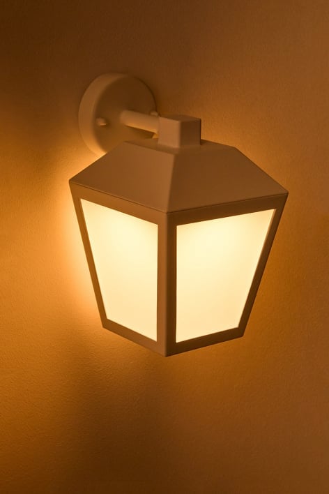 Lampada da parete a LED da esterno Yalven in alluminio