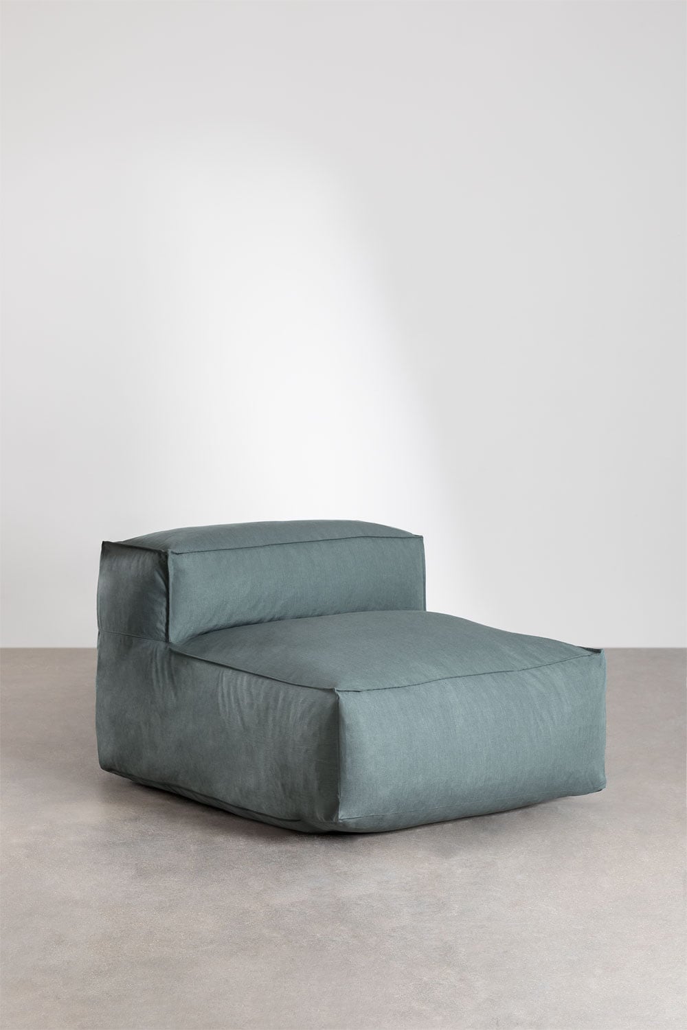 Divano chaise longue da giardino componibile in 3 pezzi Dojans, immagine della galleria 3
