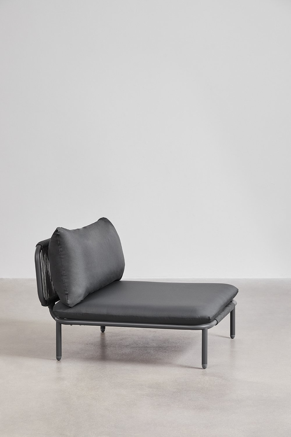 Modulo centrale per divano da giardino componibile Roubly, immagine della galleria 2