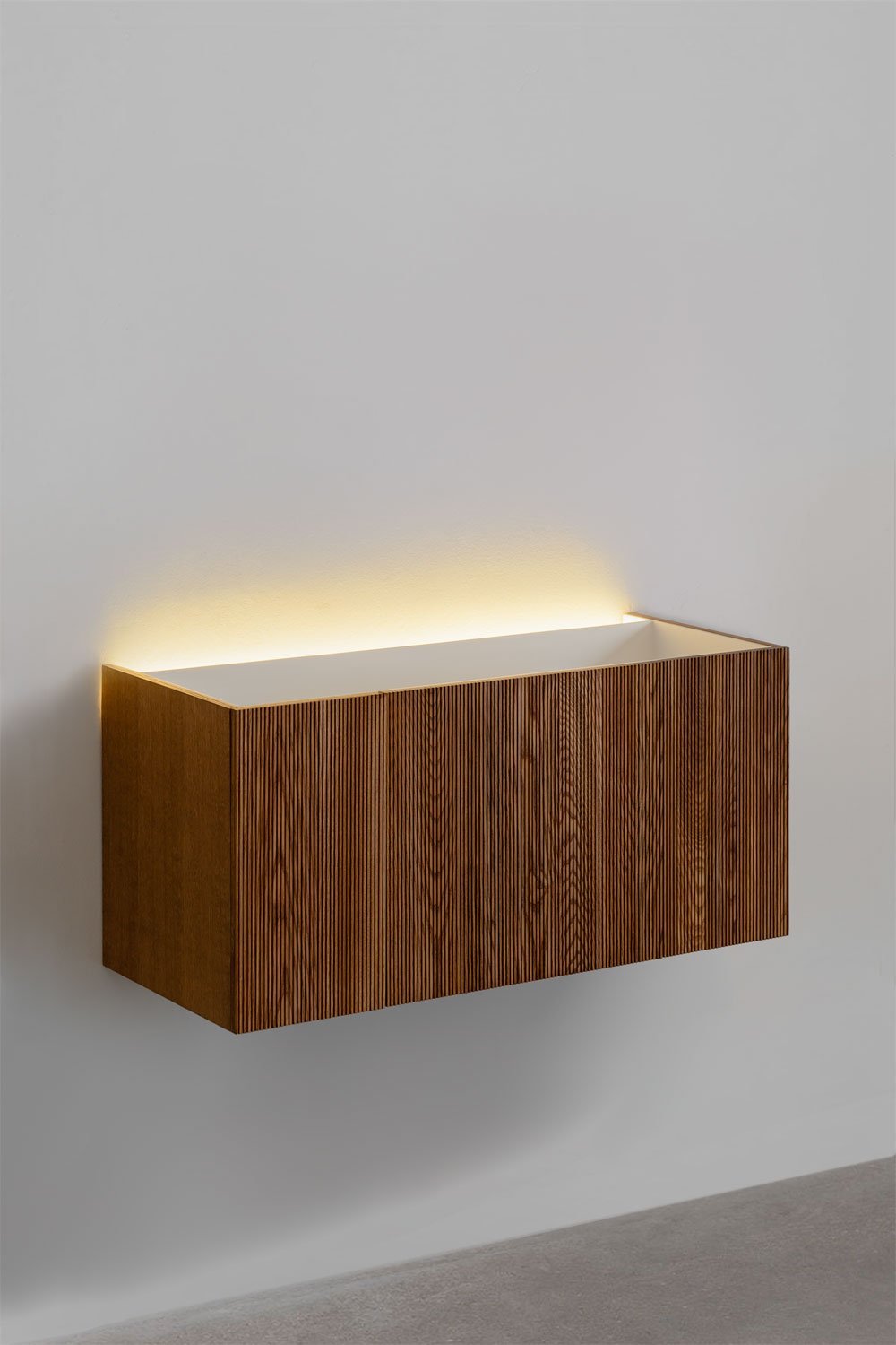 Set di mobili da bagno in legno con lavabo integrato Fiore, immagine della galleria 5