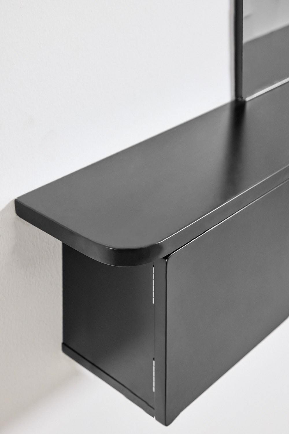 Consolle ingresso 80x120 cm in MDF con specchio Varna, immagine della galleria 5