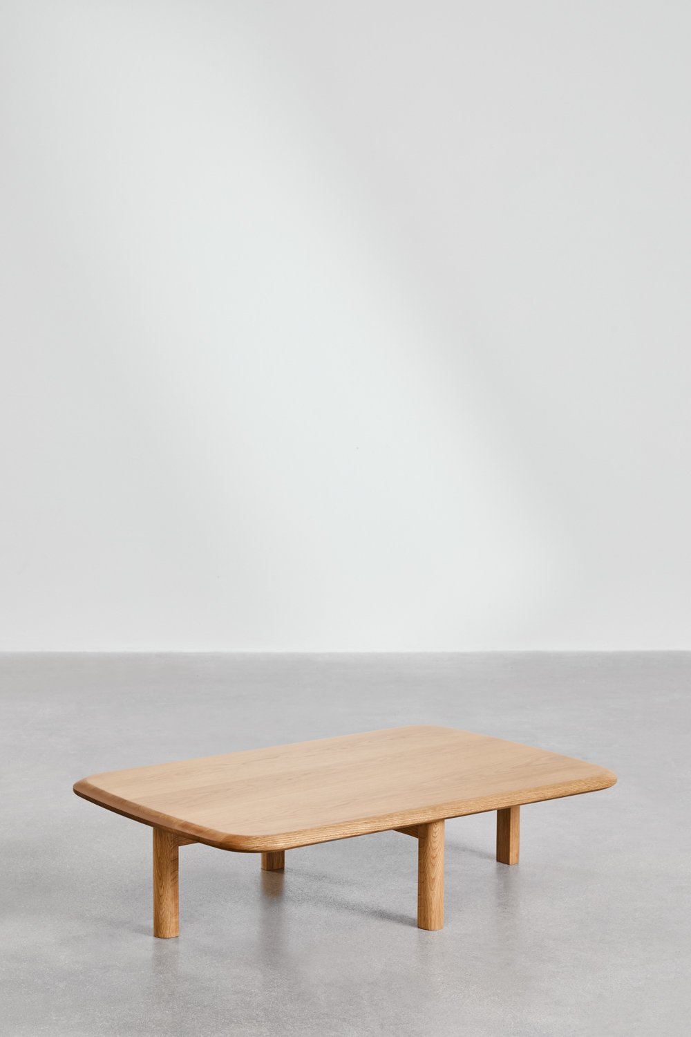 Tavolino rettangolare 100x65 cm in legno Treveris , immagine della galleria 3