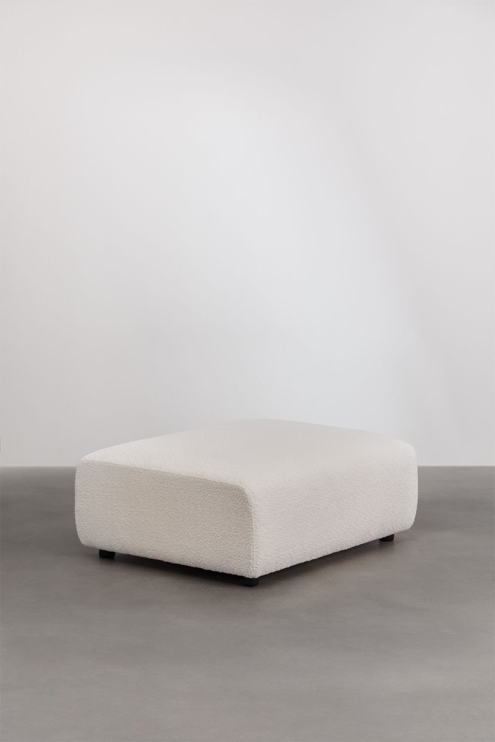 Divano modulare angolare sinistro a 3 pezzi con bracciolo alto e pouf ↔︎450 cm Bruna, immagine della galleria 6