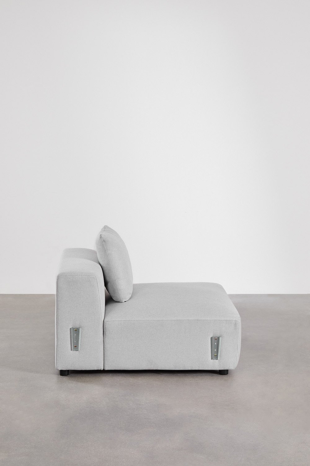 Modulo centrale 105x113 cm con cuscino per divano modulare Bruna, immagine della galleria 3