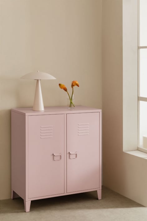 Credenza armadietto a 2 ante Pohpli in acciaio