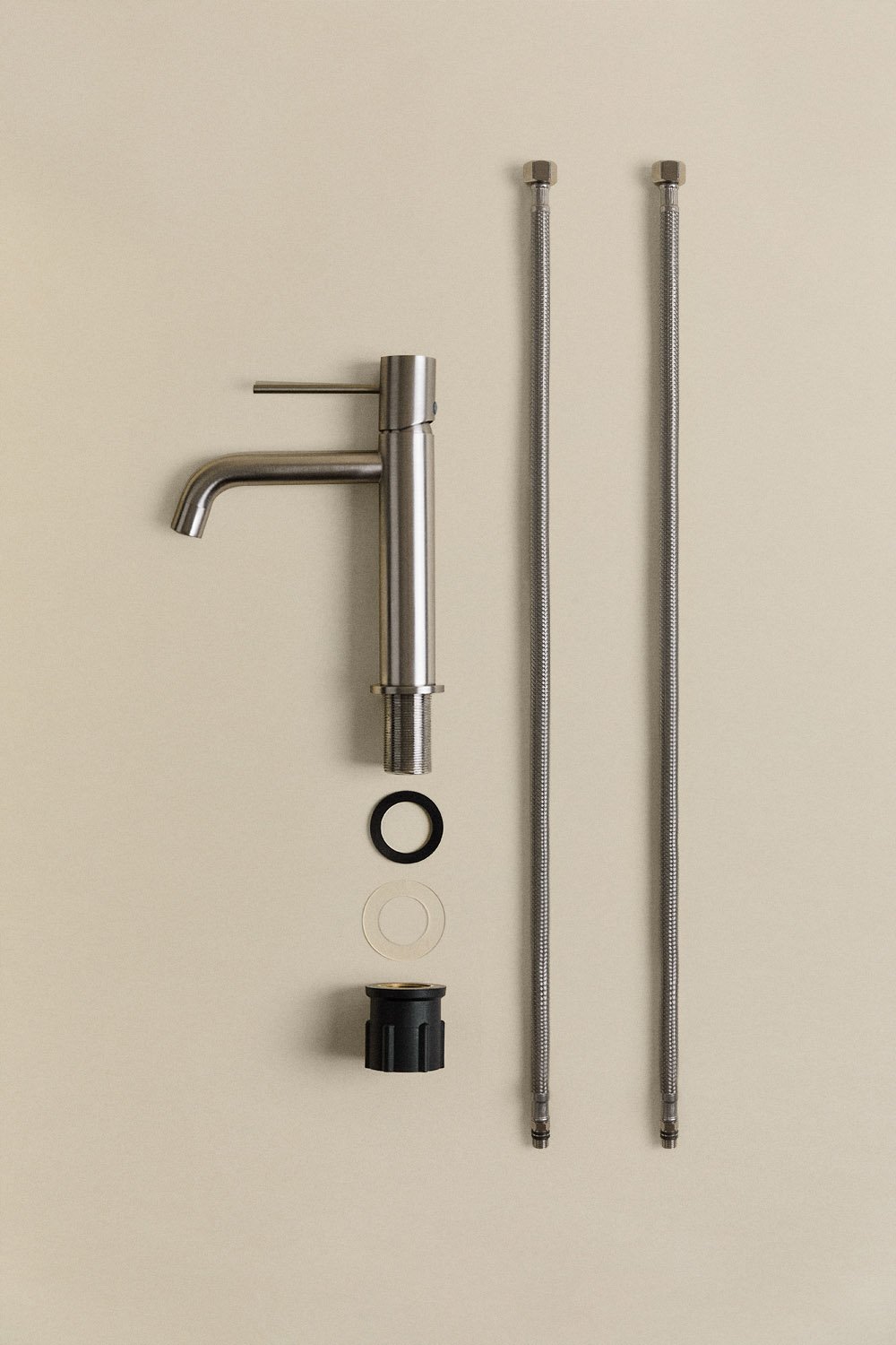 Set di mobili da bagno in legno con lavabo integrato Jacob, immagine della galleria 13