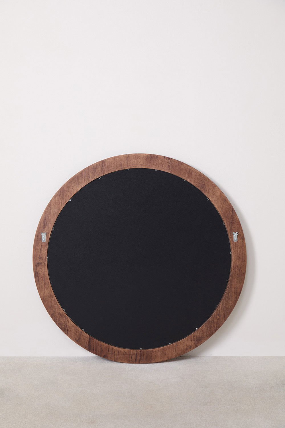 Specchio da parete rotondo in legno di rovere Ø75 cm Ozande, immagine della galleria 6