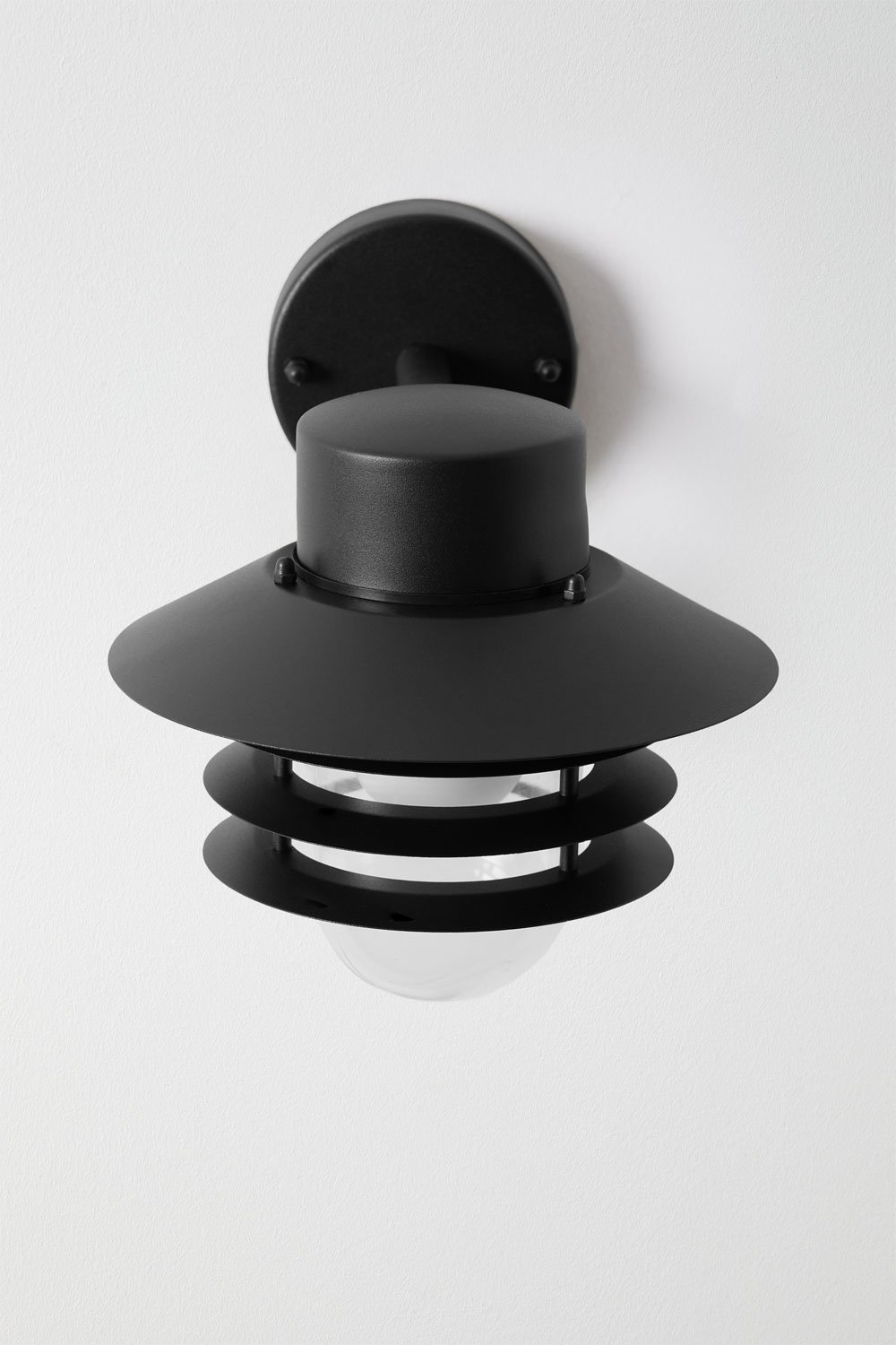 Lampada da parete per esterno Uvona in acciaio inox , immagine della galleria 3