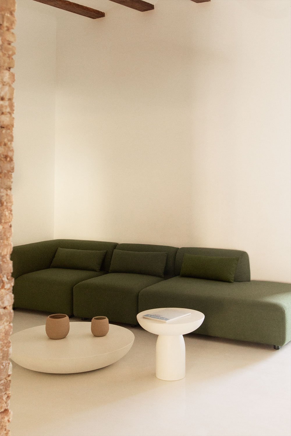 Divano modulare angolare in 3 pezzi Fogler con chaise lounge destra, immagine della galleria 13