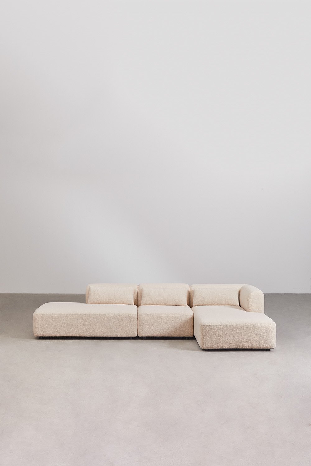 Divano modulare chaise longue destro a 3 pezzi con divano Fogler, immagine della galleria 3