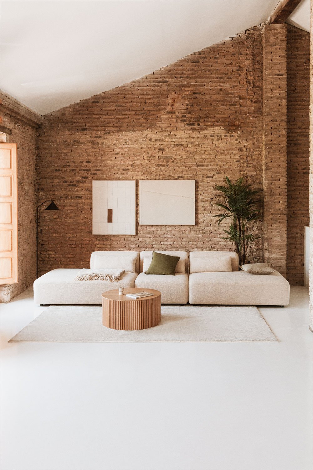 Divano chaise longue modulare in 3 pezzi Fogler, immagine della galleria 12