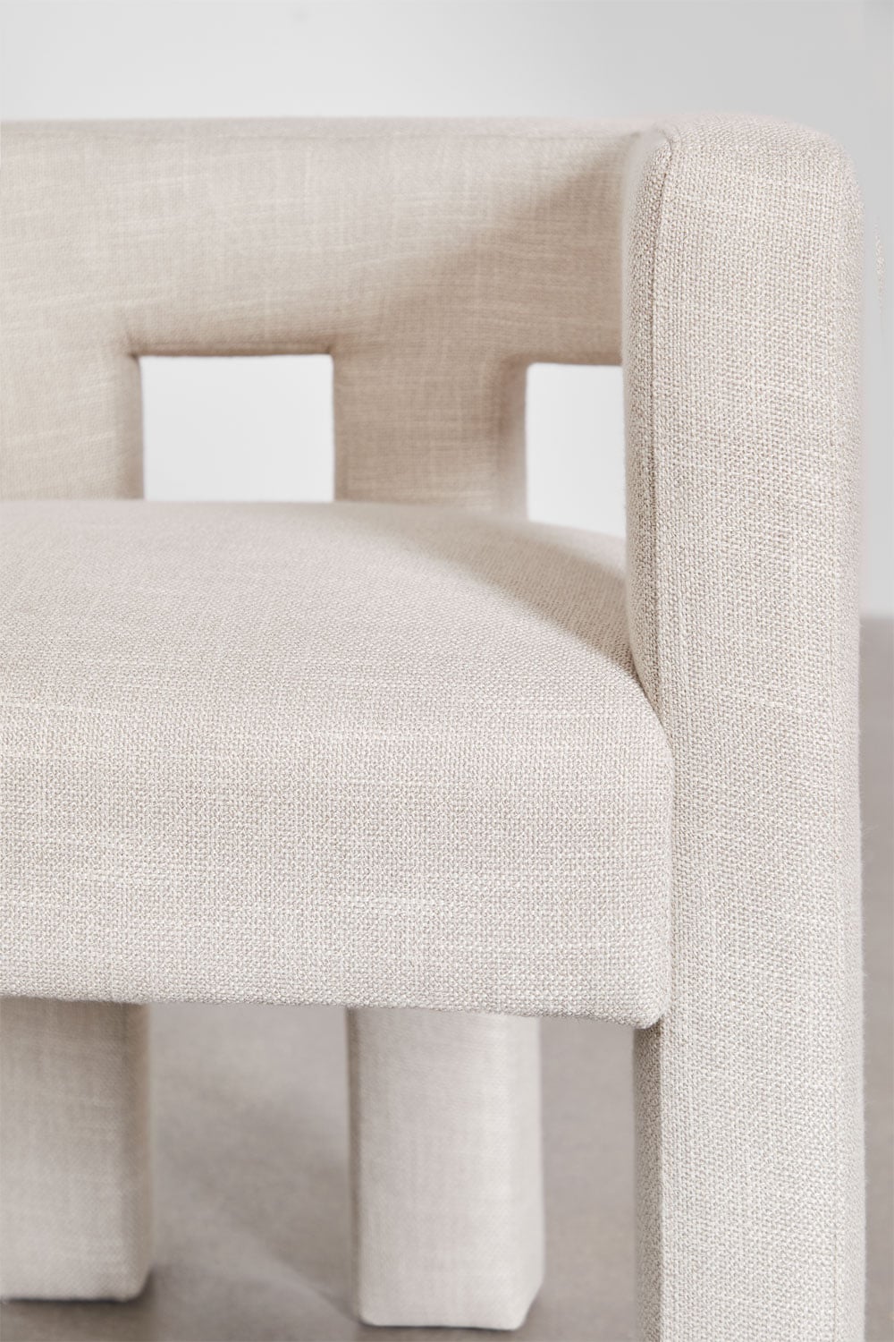 Confezione da 2 sedie da pranzo imbottite Liara con braccioli, immagine della galleria 2