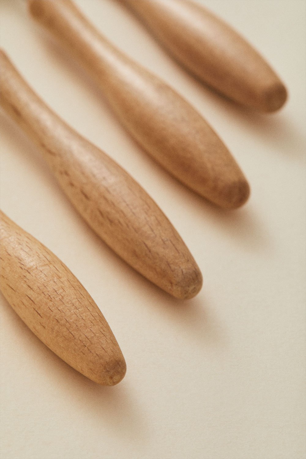 Set di posate in acciaio inossidabile con manico in legno di faggio, 16 pezzi Midra, immagine della galleria 6