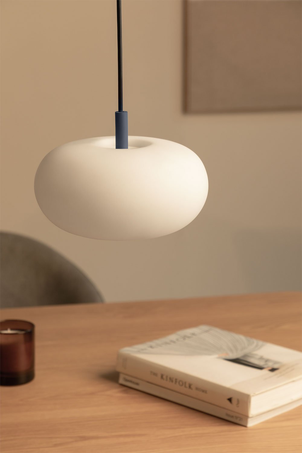 Lampada da Soffitto a LED in Vetro e Acciaio Deruent, immagine della galleria 1