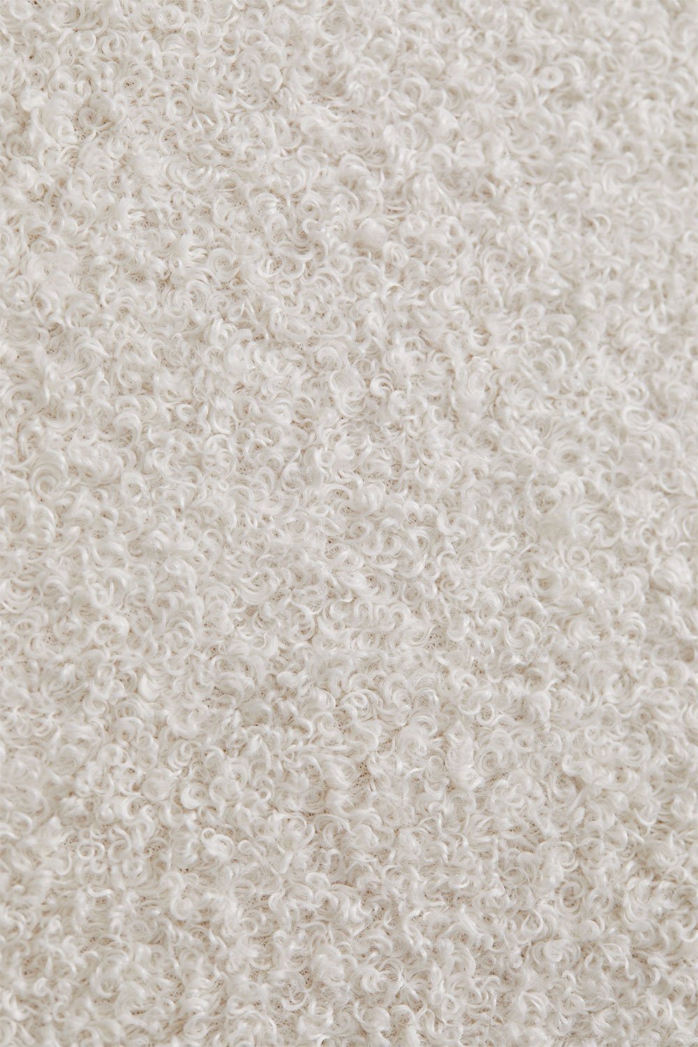 Pouf triangolare per divano componibile in shearling Borjan, immagine della galleria 7