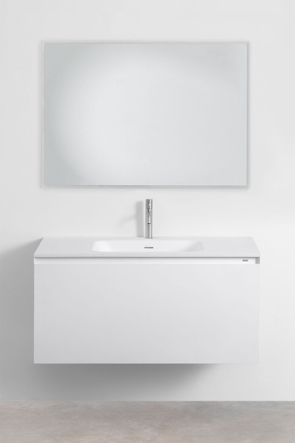 Set mobili da bagno in legno Macrae con lavabo integrato    , immagine della galleria 1