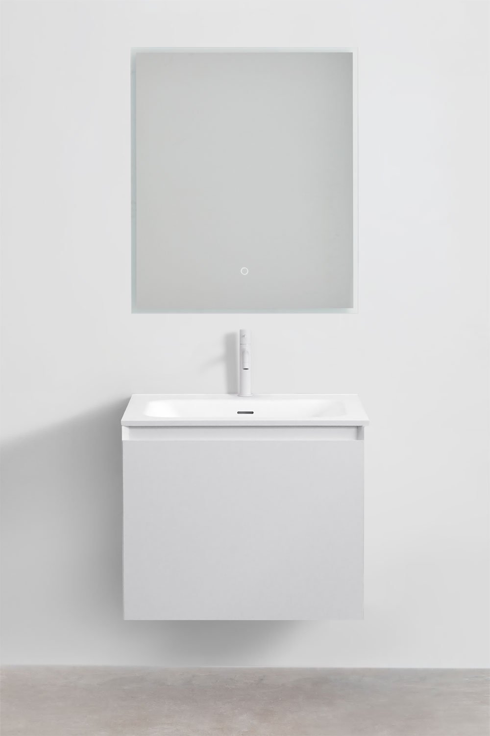 Set mobili da bagno in legno Macrae con lavabo integrato    , immagine della galleria 2