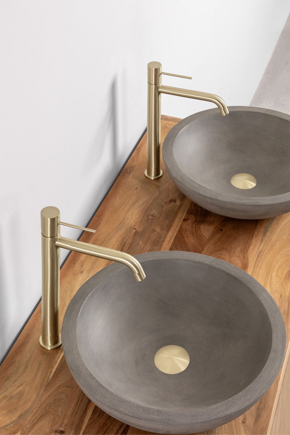 Set di mobili da bagno in legno di acacia Vacry, immagine della galleria 4