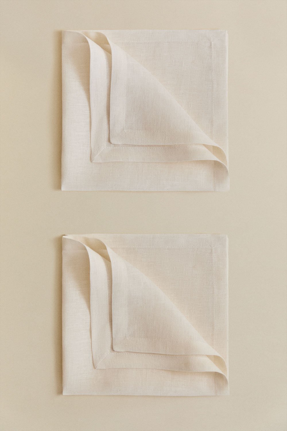 Set di 2 tovaglioli di lino Zendan, immagine della galleria 1