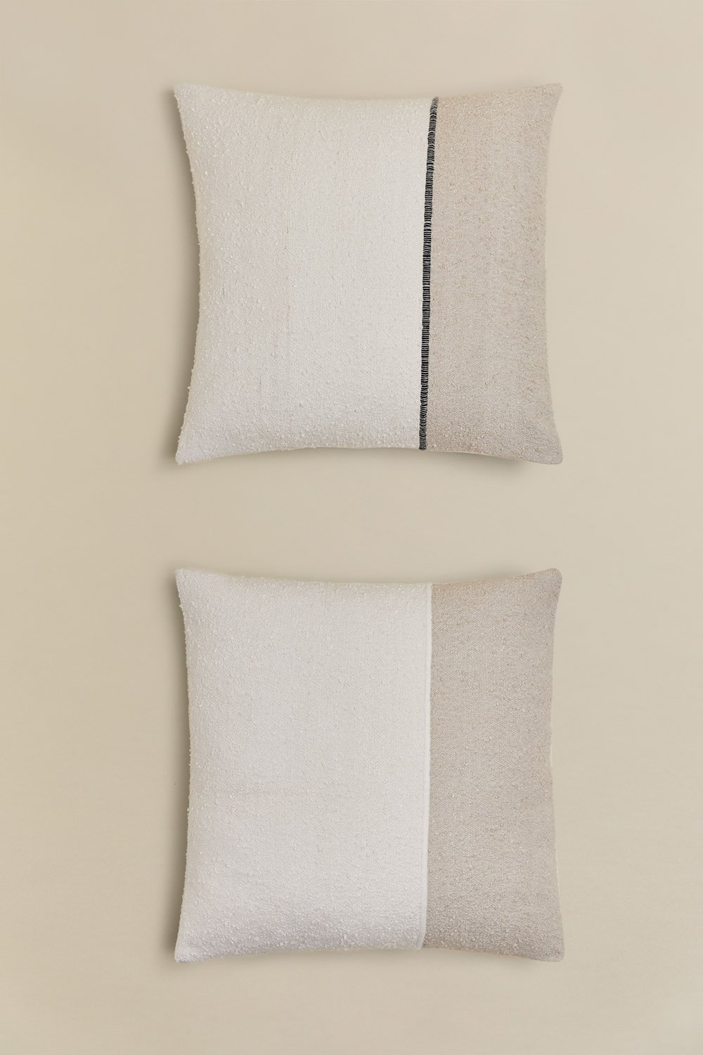 Cuscino quadrato in cotone (45x45 cm) Louisa, immagine della galleria 8