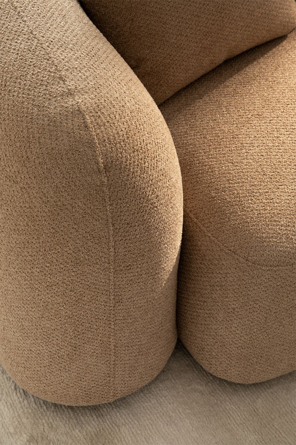 Divano modulare destro con chaise longue in 2 pezzi in ciniglia Coco   , immagine della galleria 3