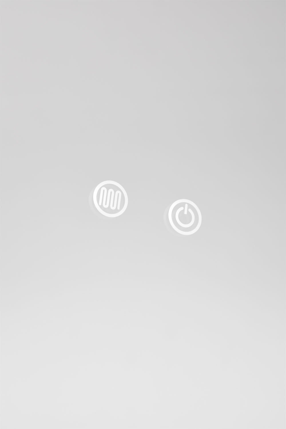 Specchio da parete rettangolare 160x75 cm per bagno con luce LED e antiappannamento Riben, immagine della galleria 7