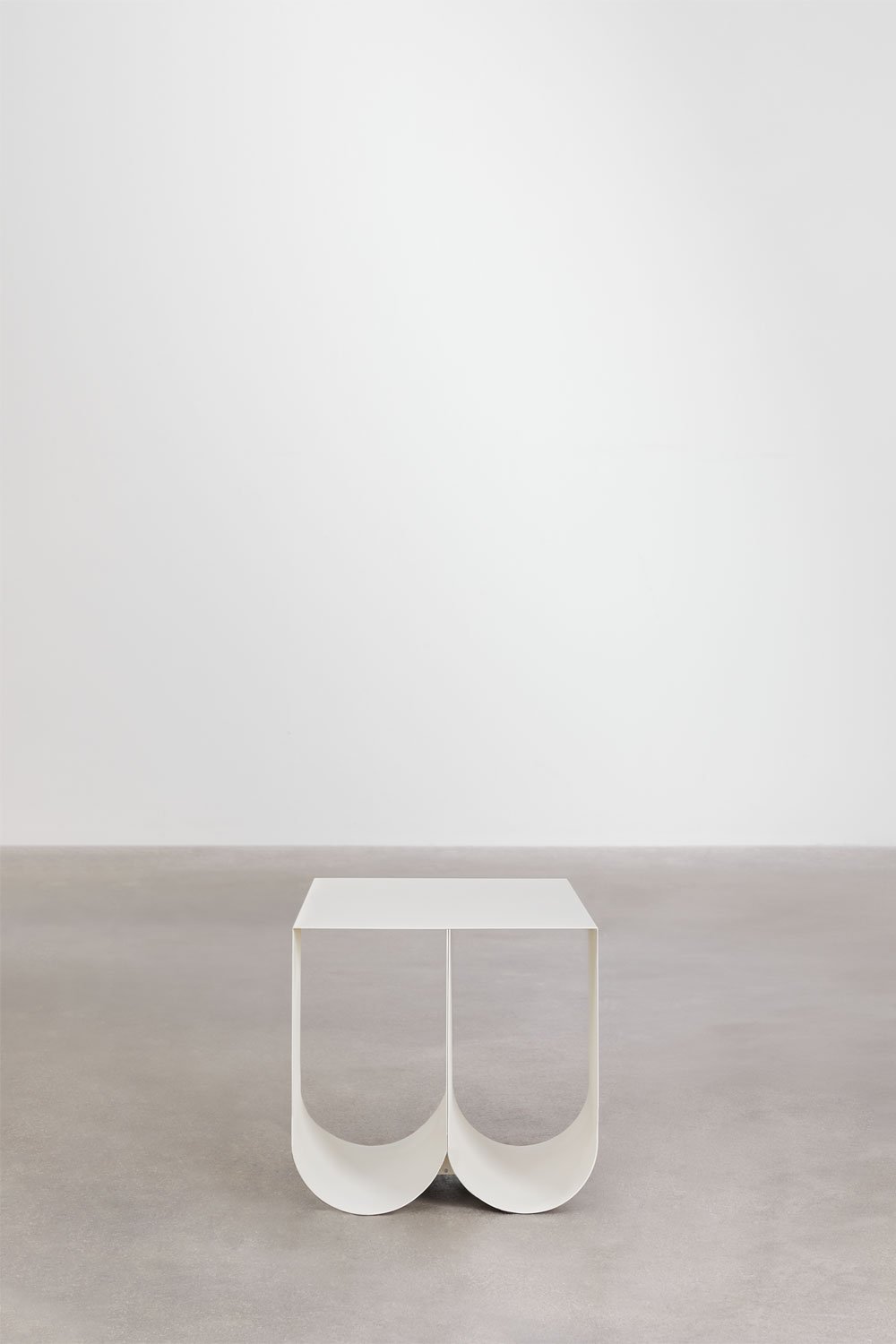 Tavolino quadrato 40x40 cm in acciaio Olavi, immagine della galleria 5