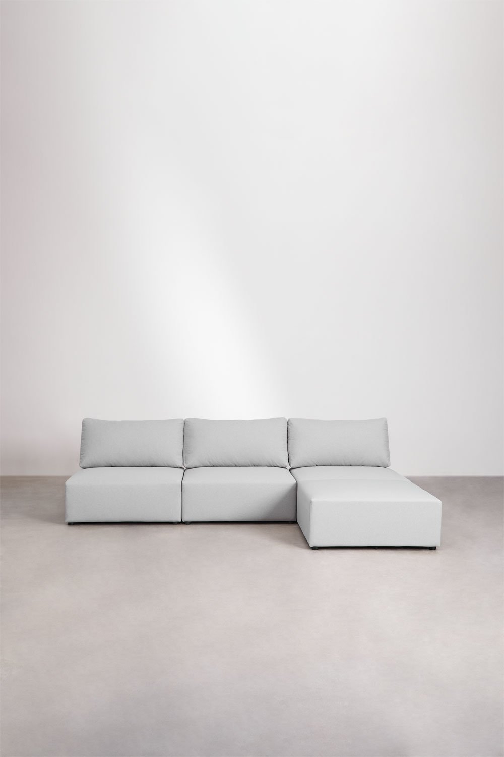 Divano componibile in 3 pezzi con pouf Kata, immagine della galleria 3