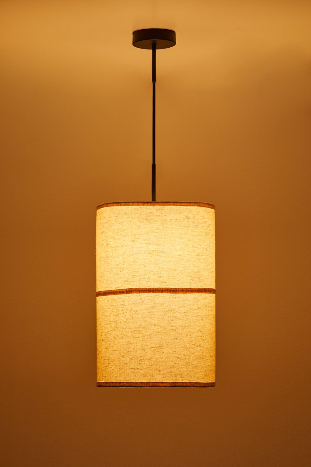 Lampada da soffitto Olinda in cotone riciclato, immagine della galleria 2