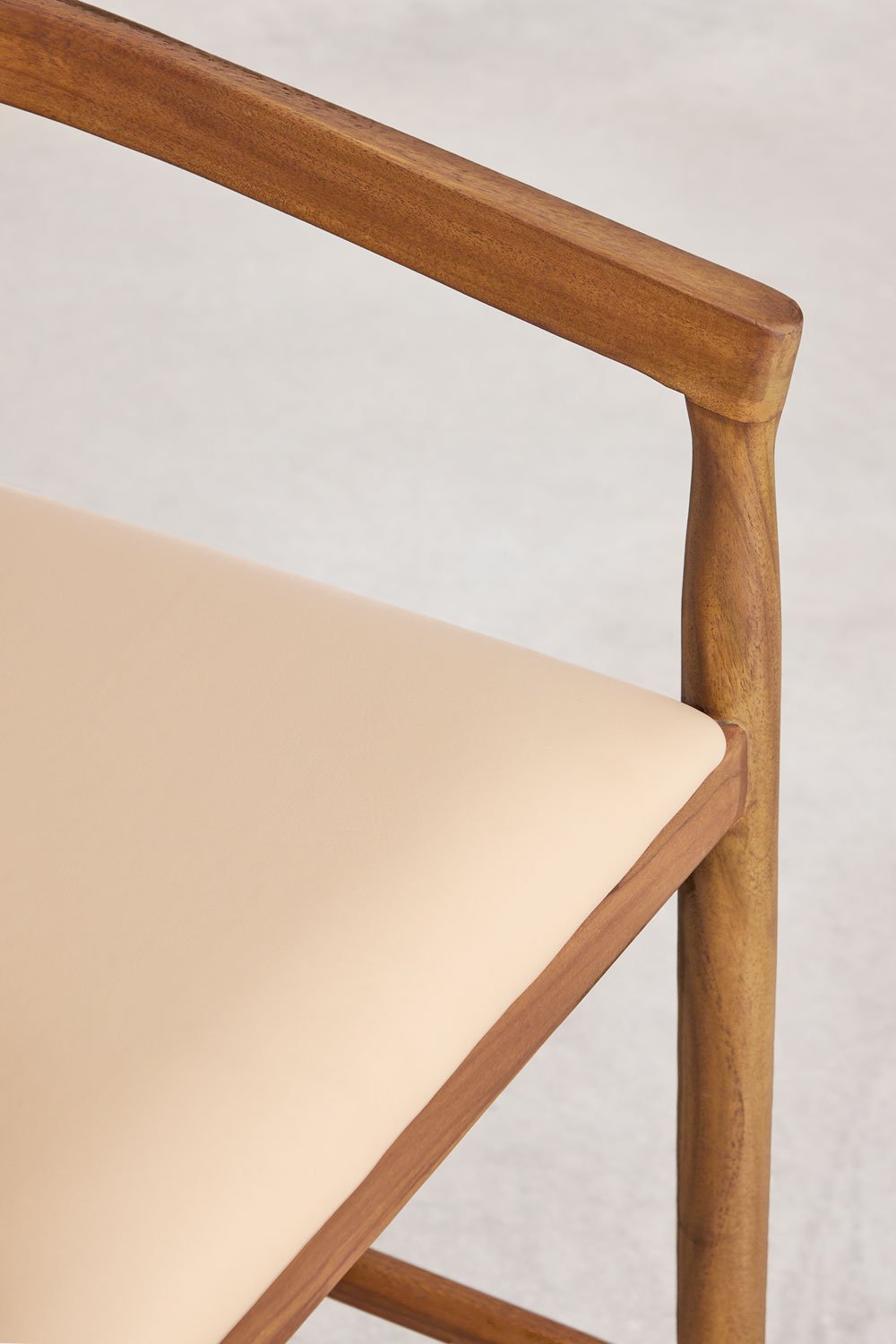 Confezione da 4 sgabelli alti in pelle Visby (70 cm), immagine della galleria 6