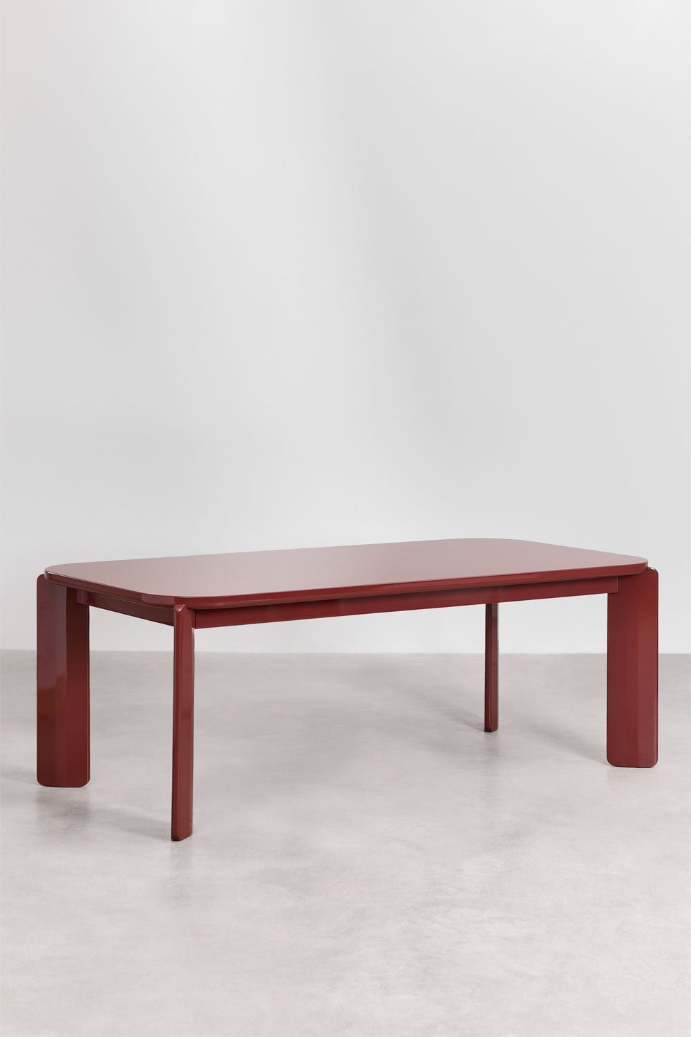 Tavolo da pranzo rettangolare 200x100 cm in MDF Ginevra, immagine della galleria 5