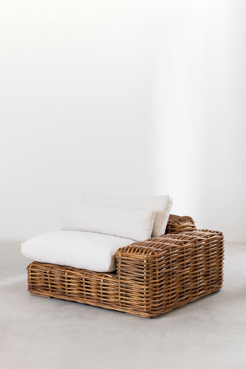 Divano modulare in rattan Milu 2 pezzi, immagine della galleria 5