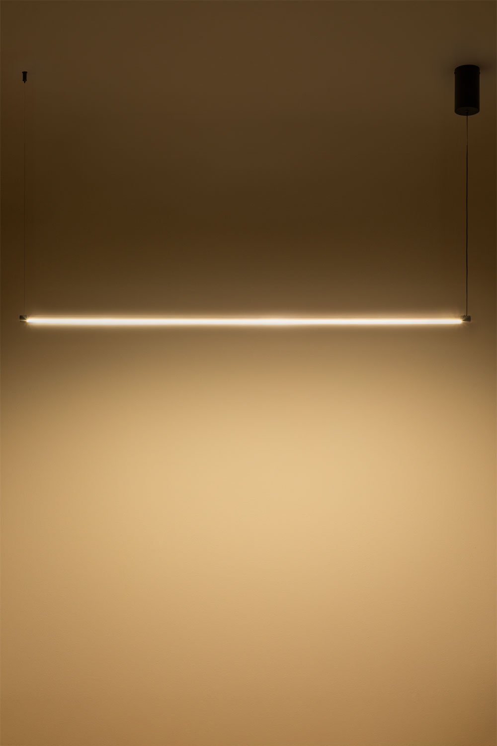 Lampada a sospensione lineare LED 120 cm in metallo Bergene, immagine della galleria 3