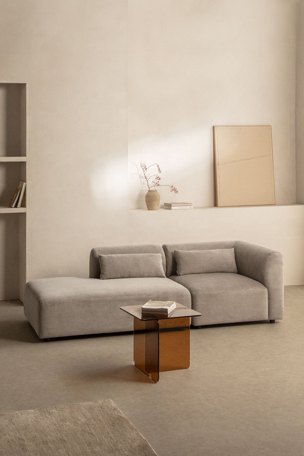Divano modulare angolare in 2 pezzi Fogler con chaise lounge sinistra, immagine della galleria 9