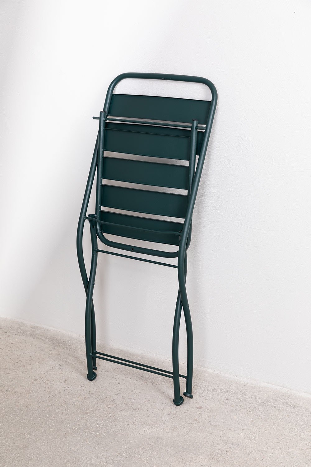 Set di 4 sedie da pranzo pieghevoli in acciaio Janti, immagine della galleria 5