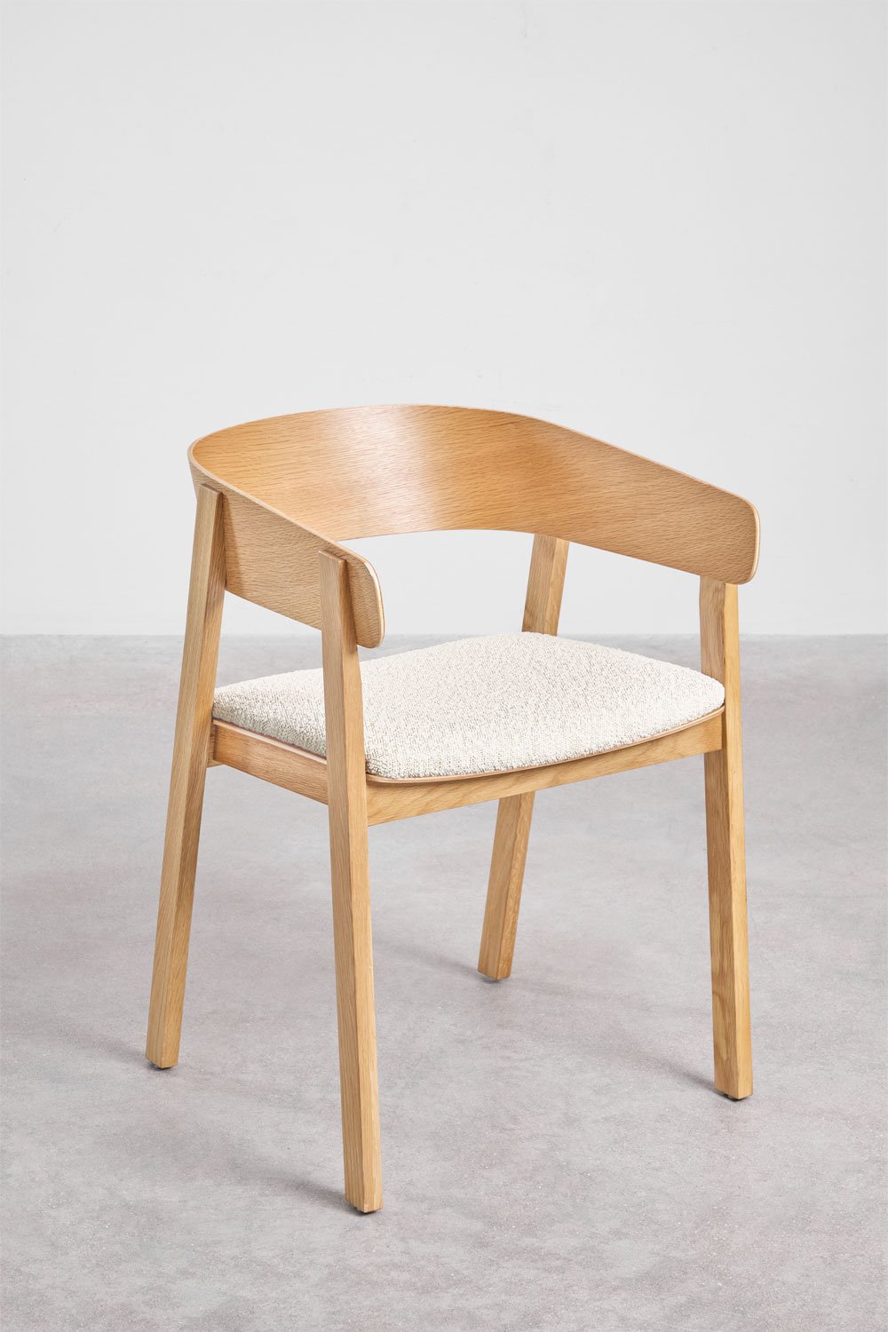 sedia da pranzo in legno Olsen , immagine della galleria 2