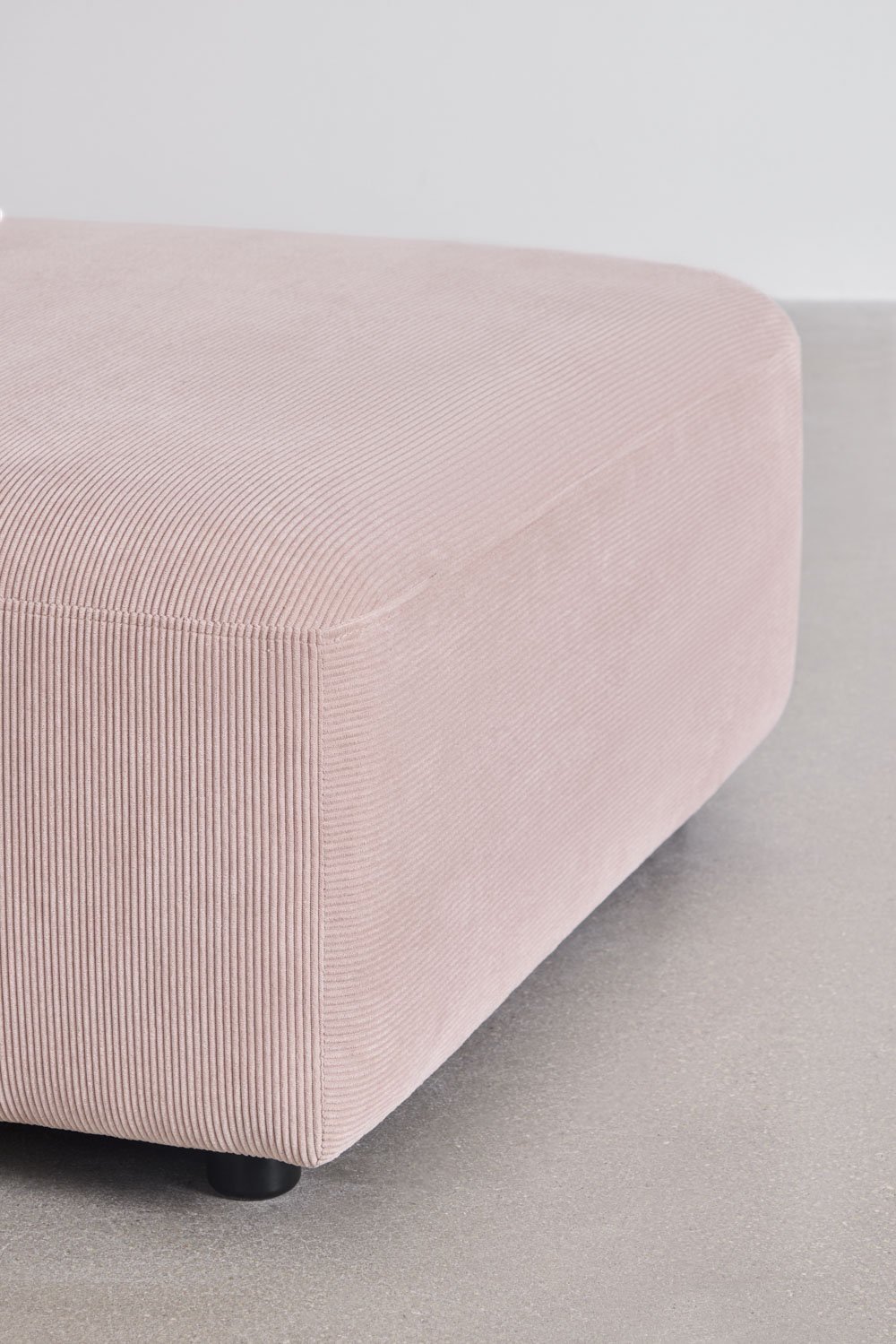 Divano componibile angolare in 2 pezzi con chaise longue sinistra e pouf Fogler , immagine della galleria 9