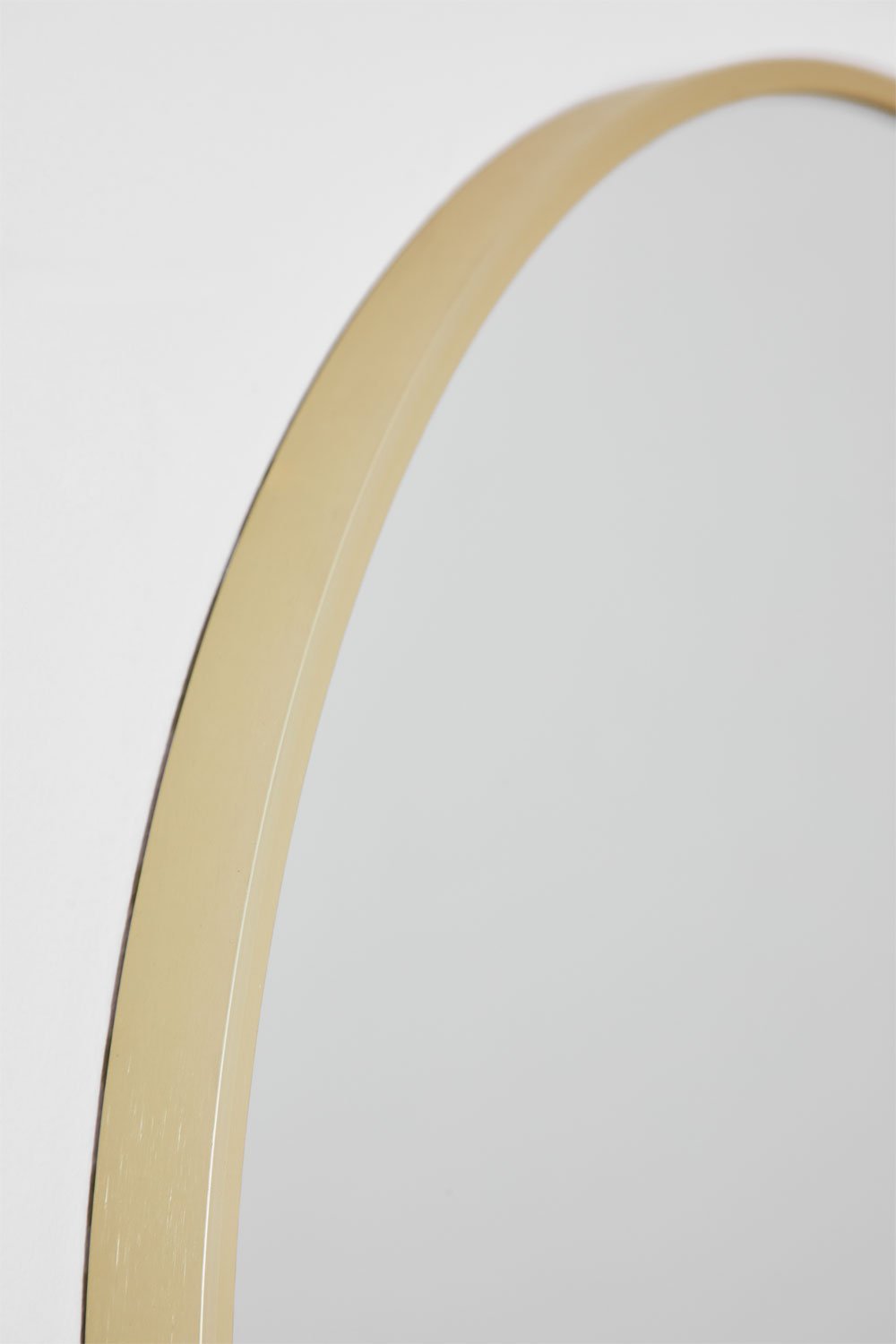 Specchio da parete rotondo Ø60 cm in alluminio Oreste, immagine della galleria 4