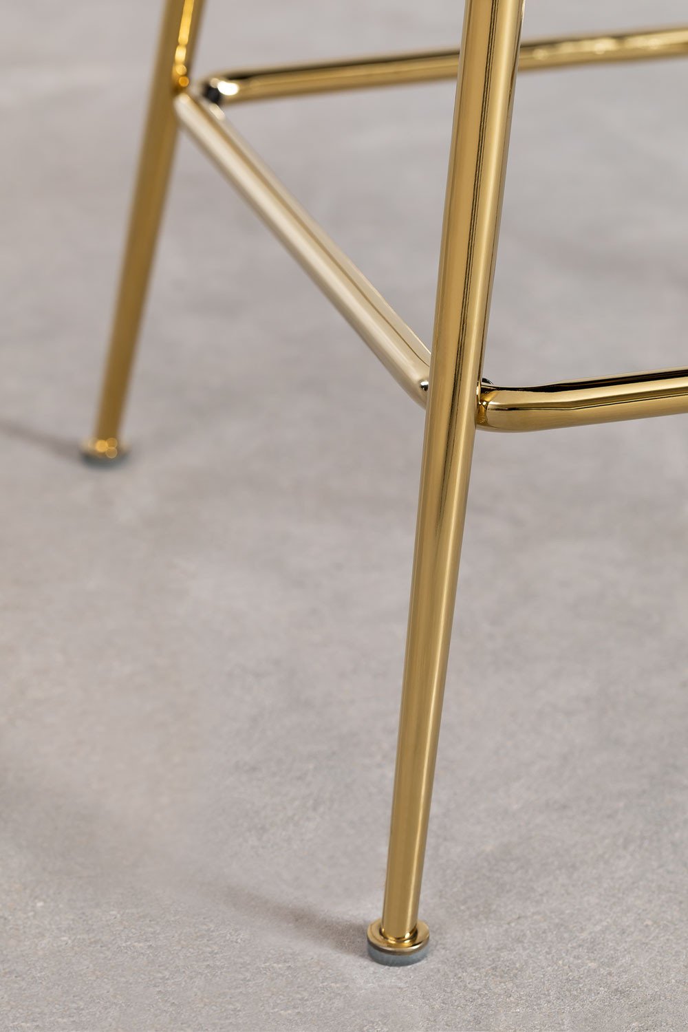 Confezione da 4 sgabelli alti in velluto Kana Design, immagine della galleria 6