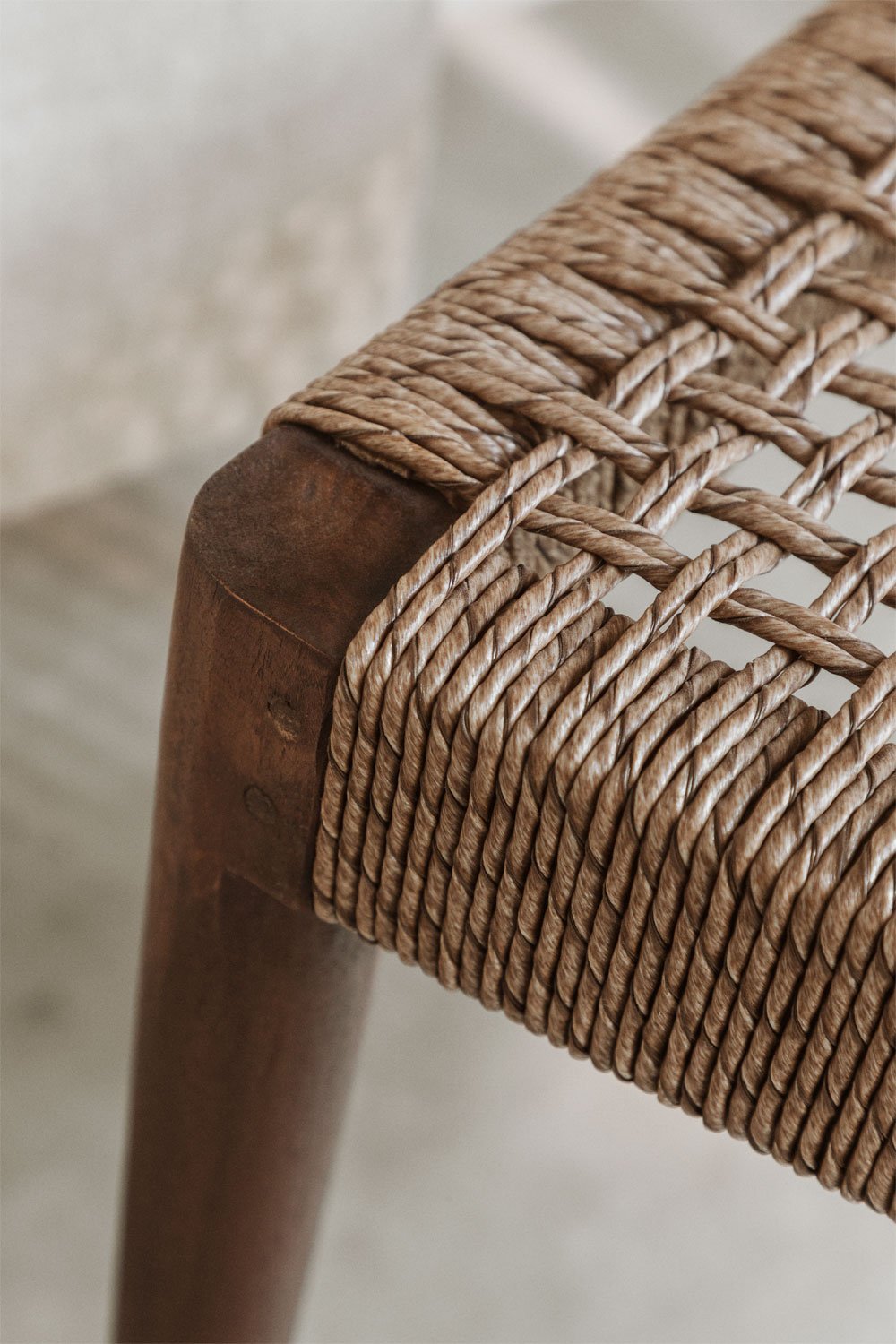 Confezione da 2 sedie da pranzo in legno di teak Celle     , immagine della galleria 3