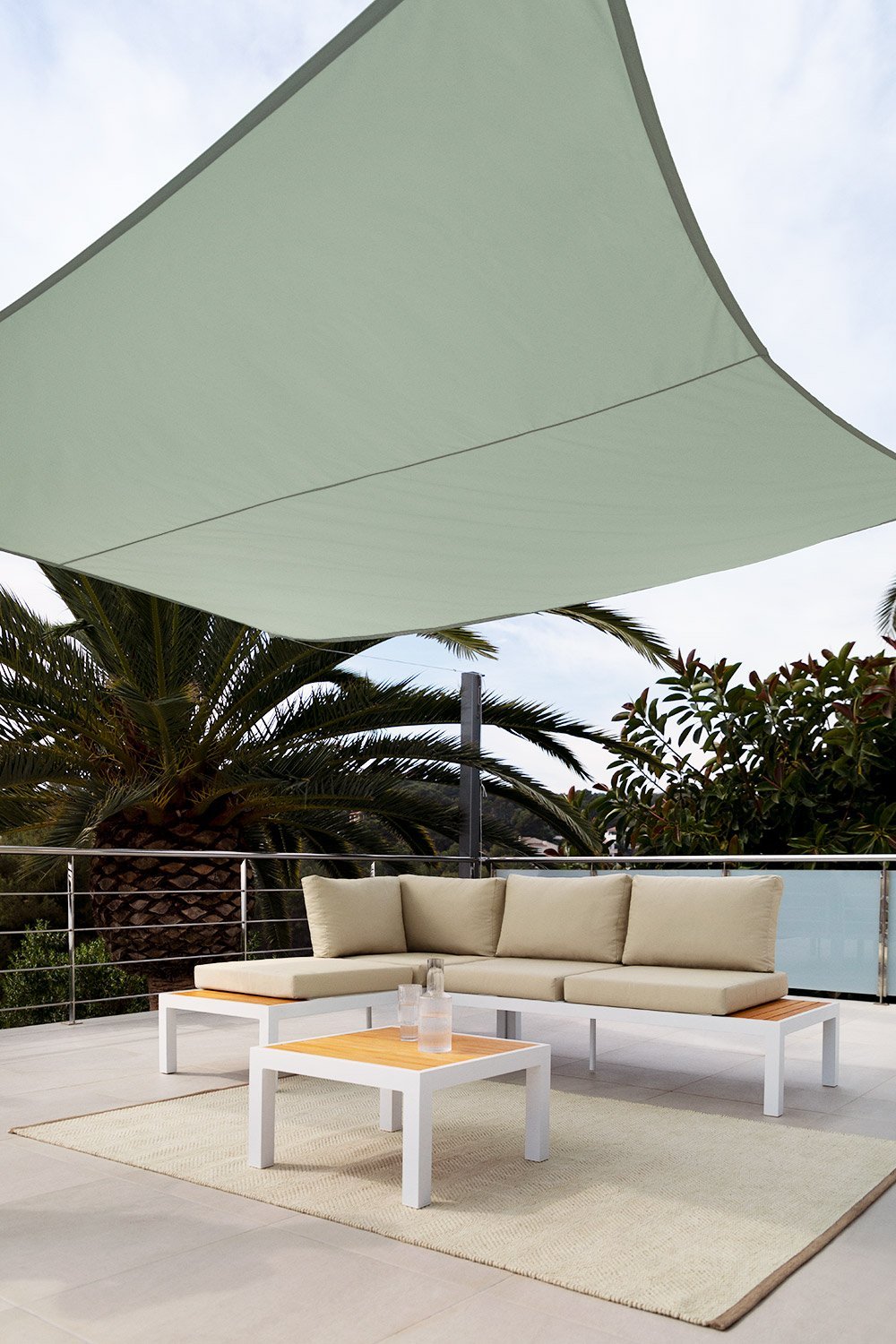 Tenda a vela rettangolare Tribor, immagine della galleria 1