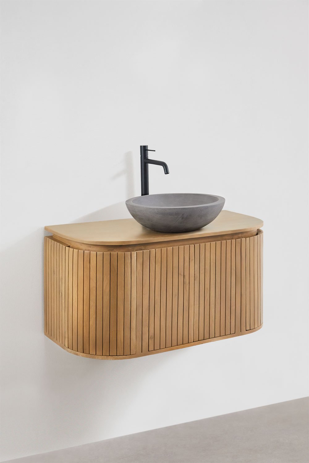 Set di mobili da bagno in legno di mango Analis, immagine della galleria 3