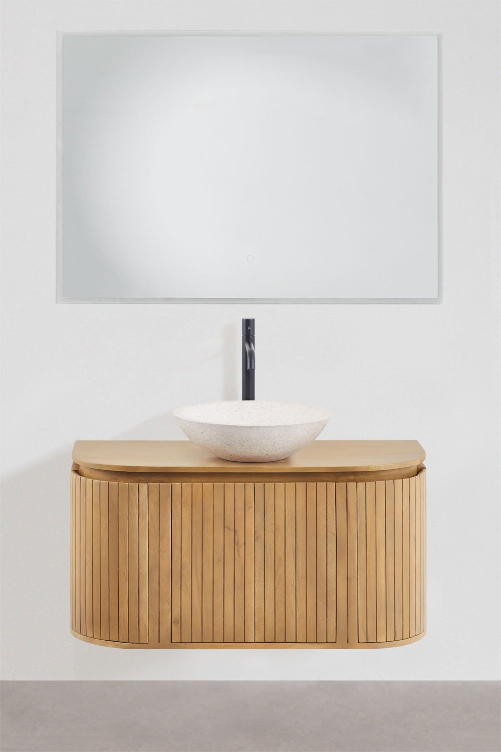 Set di mobili da bagno in legno di mango Analis, immagine della galleria 2