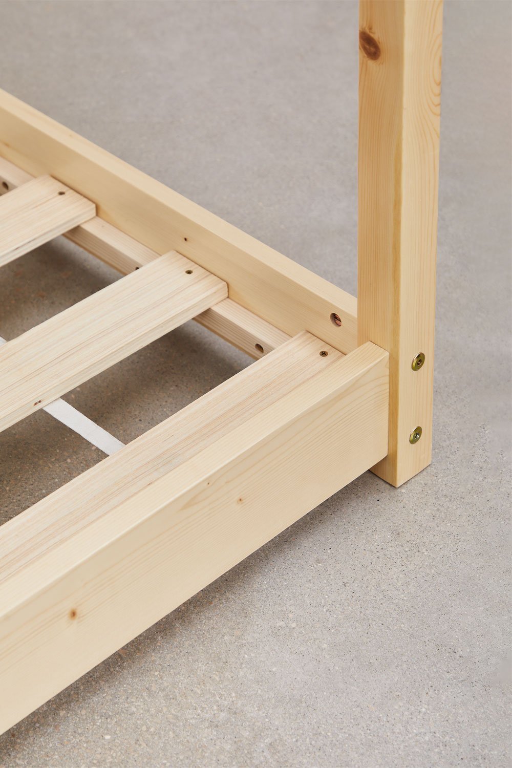 Letto in Legno per Materasso 90 cm Abbin Kids, immagine della galleria 6