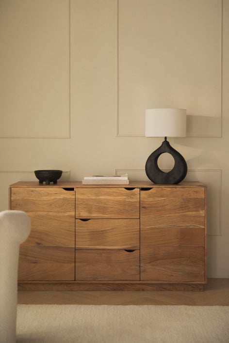 Credenza in legno di acacia Tasmani