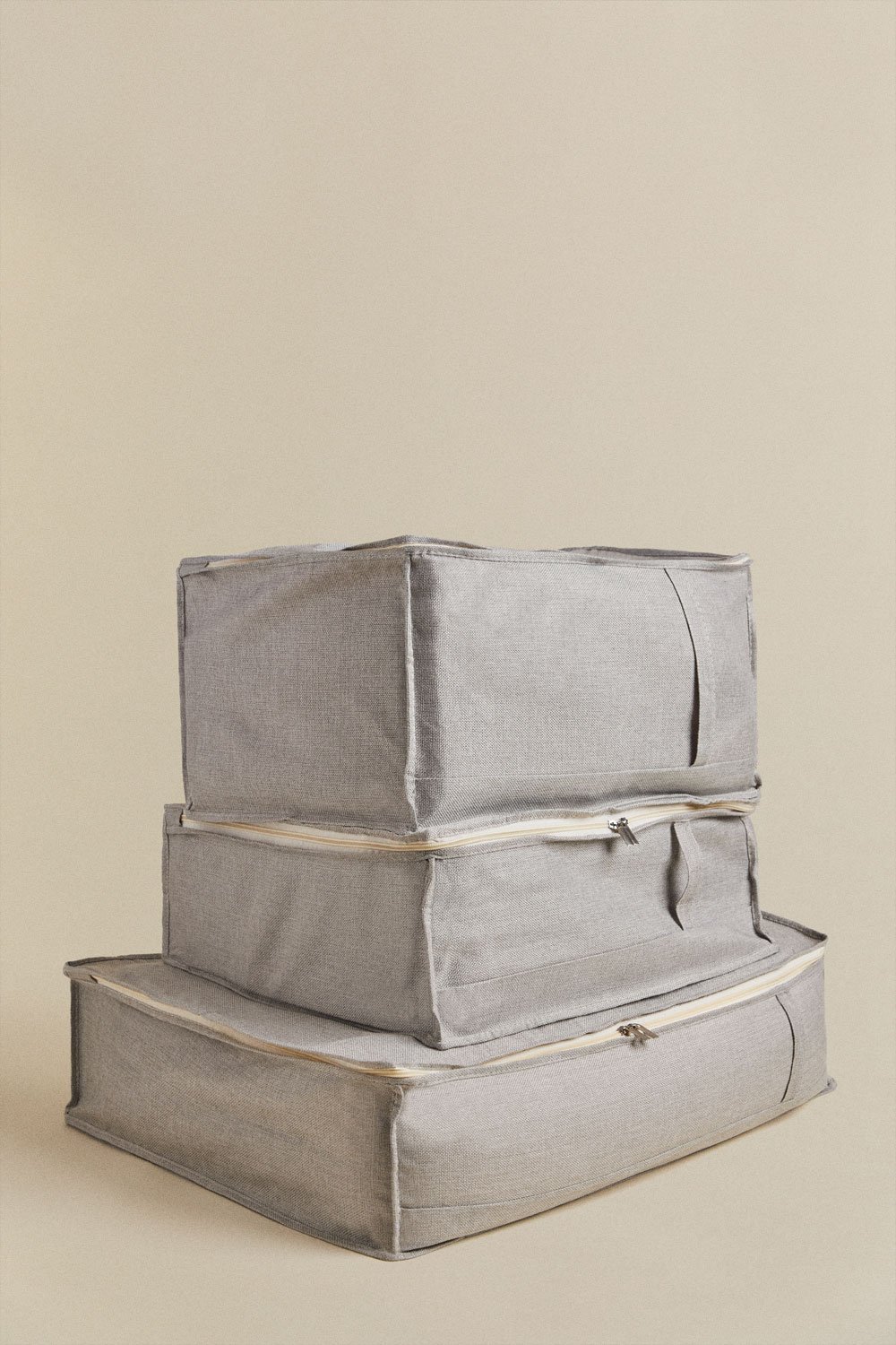 Set di 3 scatole portaoggetti Jamil, immagine della galleria 1